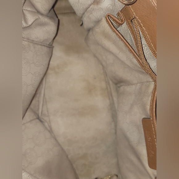 Michael Kors Tan Satchel Bag - Picture 4 of 16